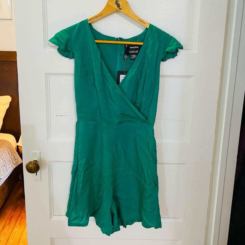 ModCloth x Collectif Titti Plain Playsuit